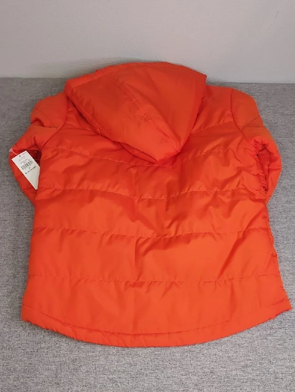 Old Navy 3-Piece Set Orange Quilted Jacket Colorblock Fleece T-Shirt Size 5T NWT